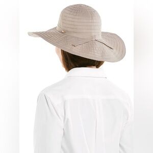 Coolibar UPF 50+ Emma Featherweight Crushable Ribbon Sun Hat
